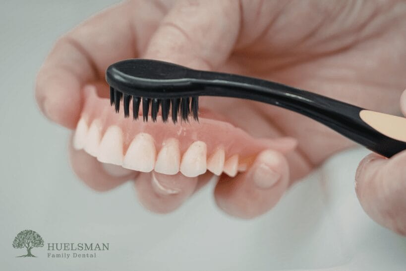 How to care for your dentures.